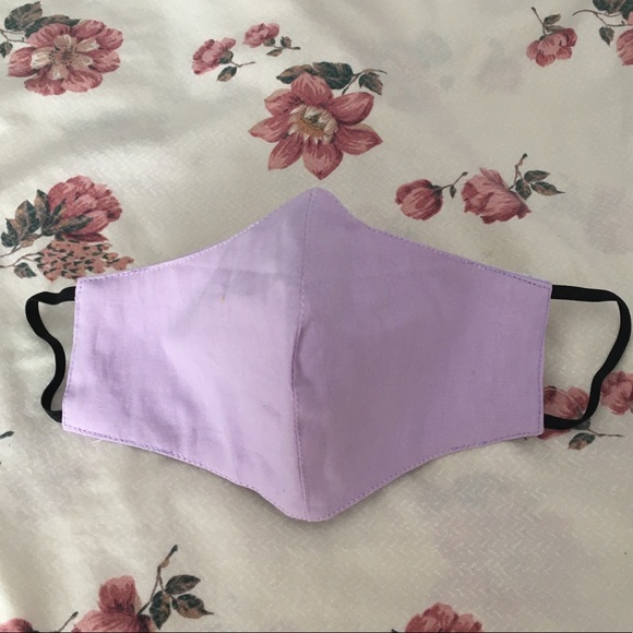 Special Request: Lilac Cotton Face Mask (Small) - Picture 2 of 6